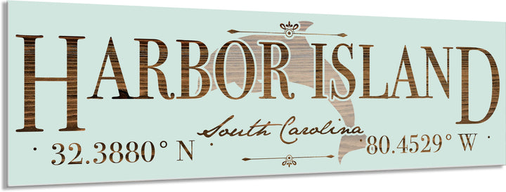 FP1662 - Harbor Island, SC Dolphin Engraved Stick (Standard)