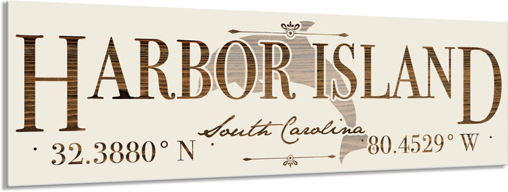 FP1662 - Harbor Island, SC Dolphin Engraved Stick (Standard)