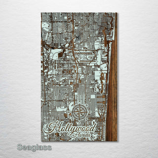 Exclusive - Hollywood, Florida Street Map