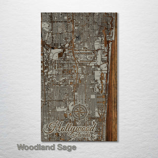 Exclusive - Hollywood, Florida Street Map