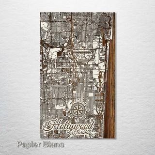 Exclusive - Hollywood, Florida Street Map