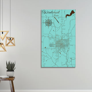 Winterset, Iowa Street Map