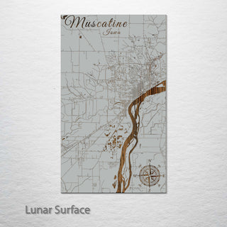Muscatine, Iowa Street Map