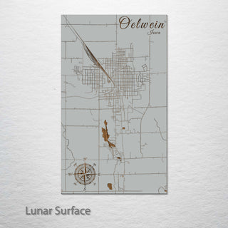 Oelwein, Iowa Street Map