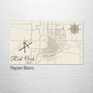 Red Oak, Iowa Street Map