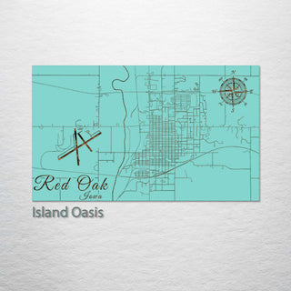 Red Oak, Iowa Street Map