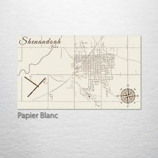 Shenandoah, Iowa Street Map