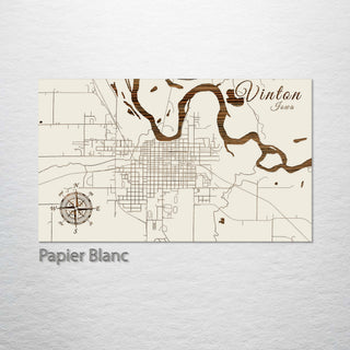 Vinton, Iowa Street Map