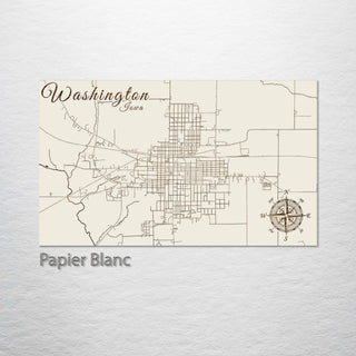 Washington, Iowa Street Map