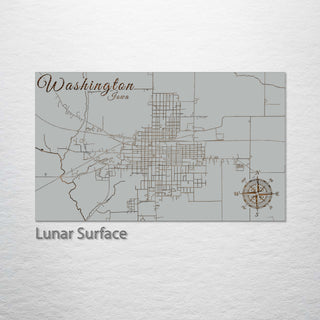 Washington, Iowa Street Map