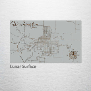 Washington, Iowa Street Map