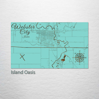 Webster City, Iowa Street Map