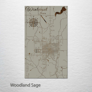 Winterset, Iowa Street Map