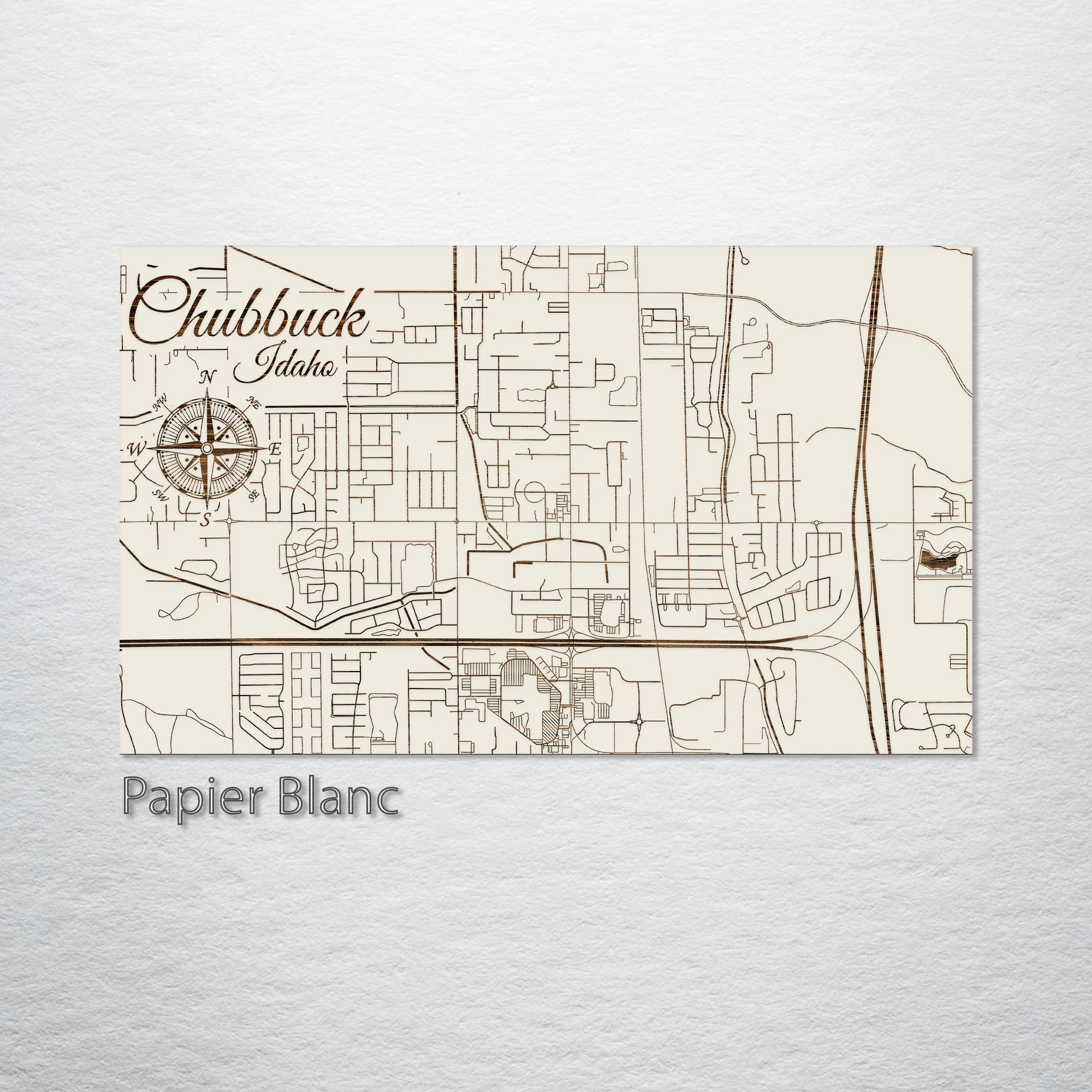 Chubbuck, Idaho Street Map Fire & Pine