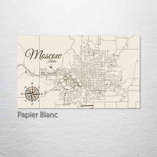Moscow, Idaho Street Map