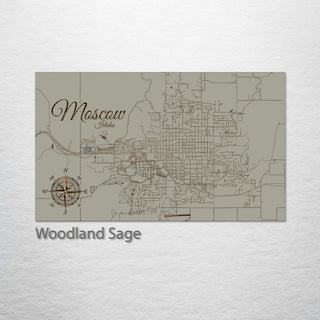 Moscow, Idaho Street Map