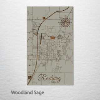 Rexburg, Idaho Street Map