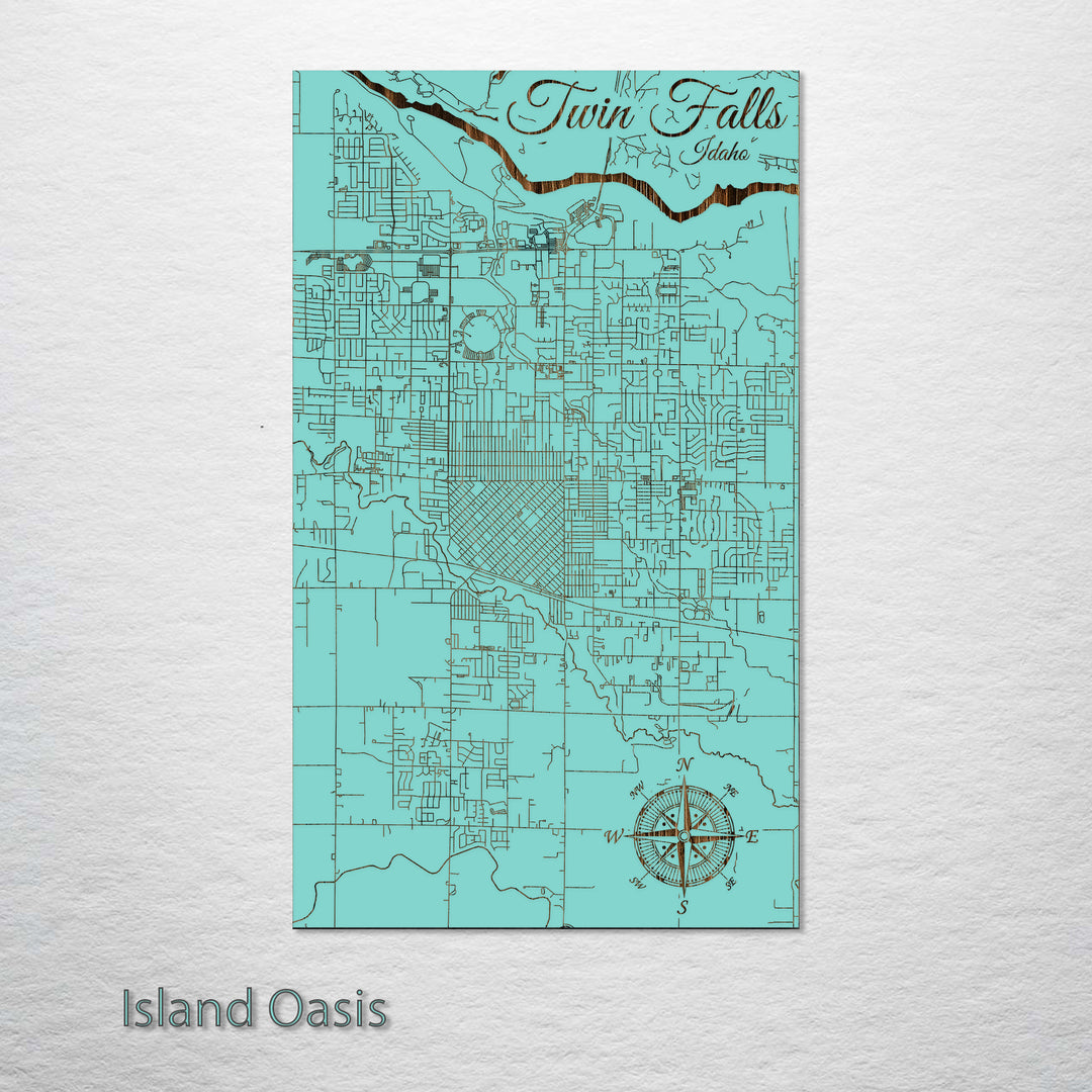 Twin Falls, Idaho Street Map