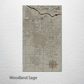 Twin Falls, Idaho Street Map