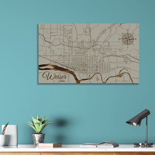 Weiser, Idaho Street Map