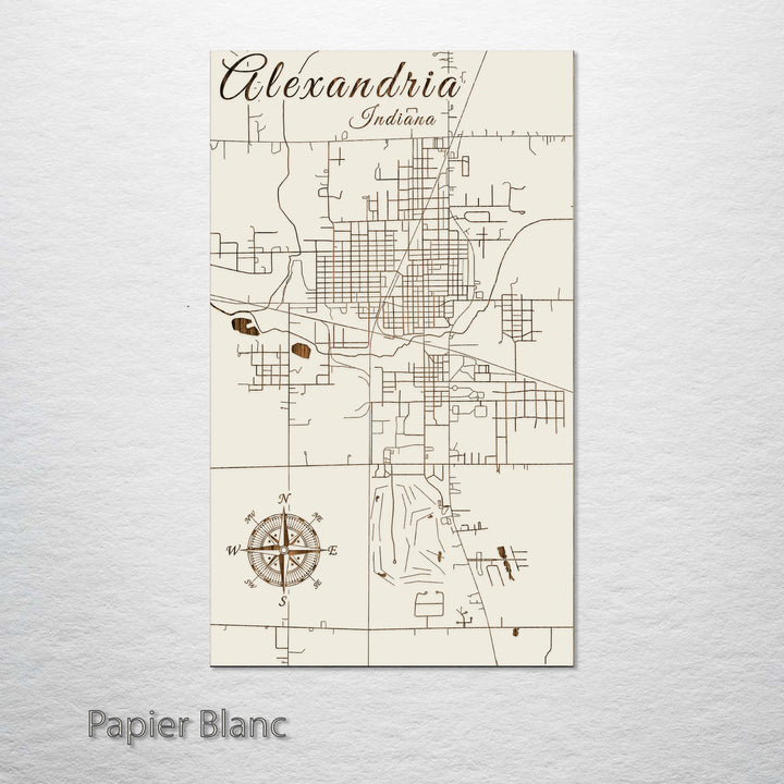 Alexandria, Indiana Street Map