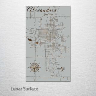 Alexandria, Indiana Street Map
