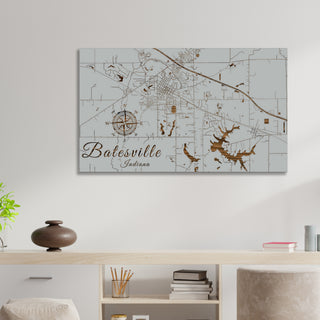 Batesville, Indiana Street Map