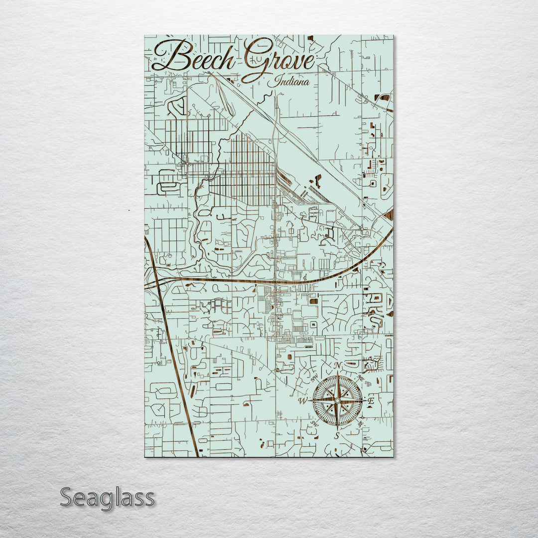 Beecher Indianamap Beech Grove, Indiana Street Map