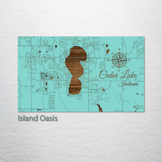 Cedar Lake, Indiana Street Map