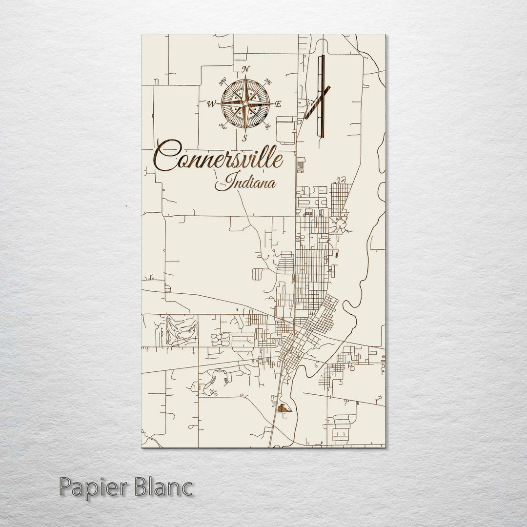 Connersville, Indiana Street Map