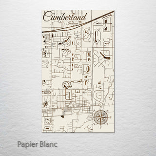 Cumberland, Indiana Street Map