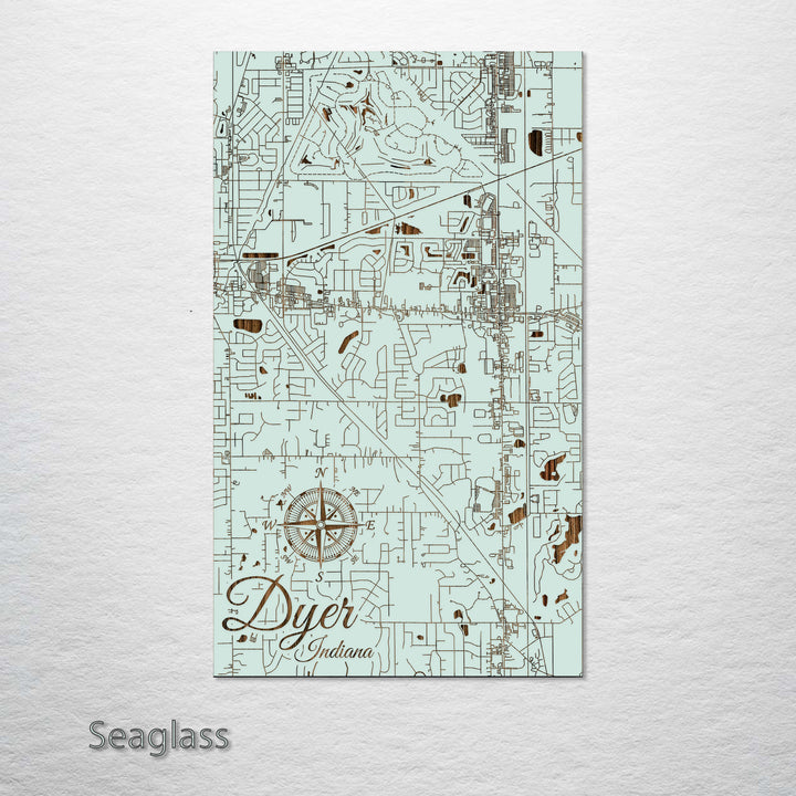 Dyer, Indiana Street Map