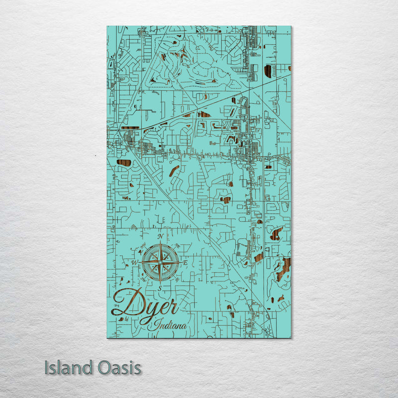 Dyer, Indiana Street Map – Fire & Pine