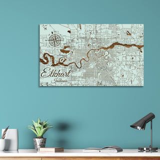 Elkhart, Indiana Street Map