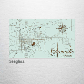 Greencastle, Indiana Street Map