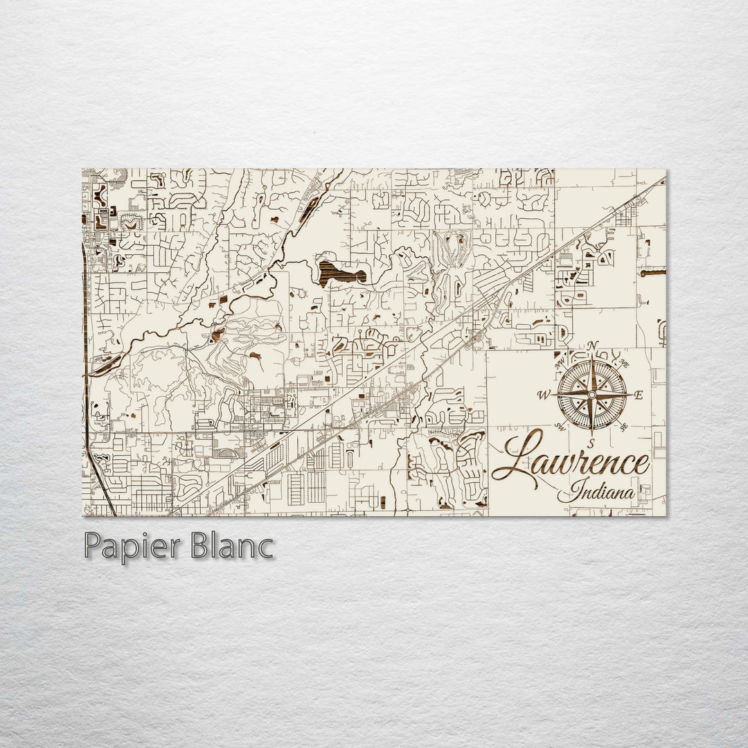 Lawrence, Indiana Street Map