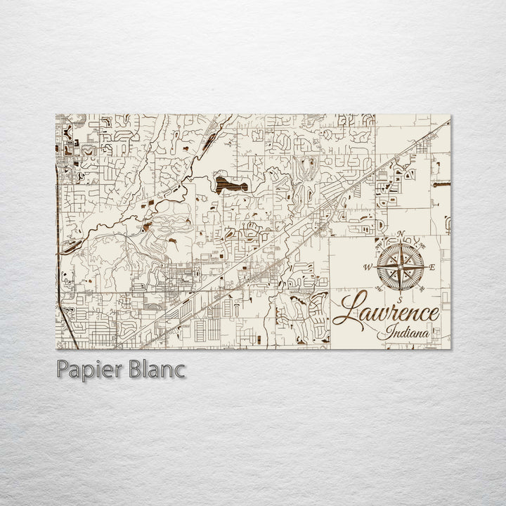 Lawrence, Indiana Street Map