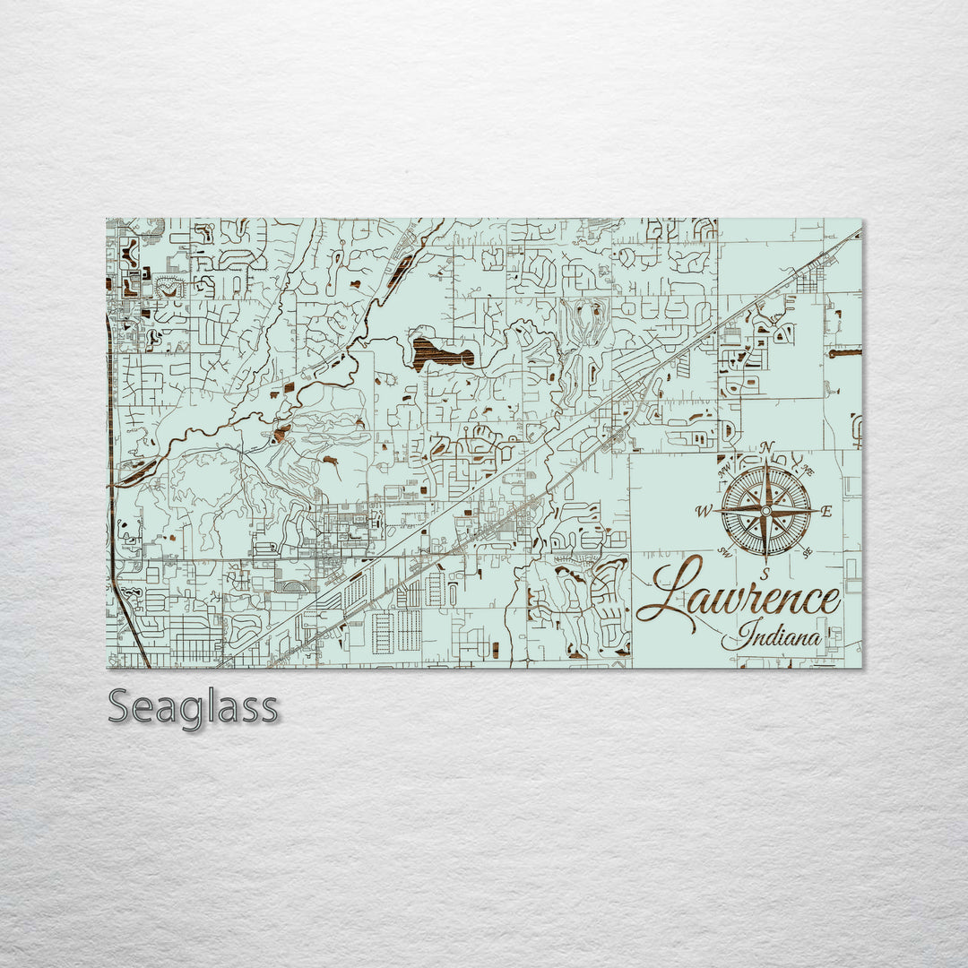 Lawrence, Indiana Street Map