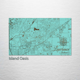 Lawrence, Indiana Street Map