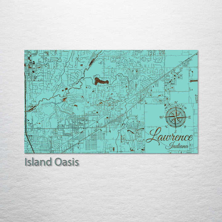 Lawrence, Indiana Street Map