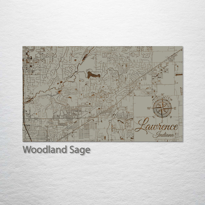 Lawrence, Indiana Street Map