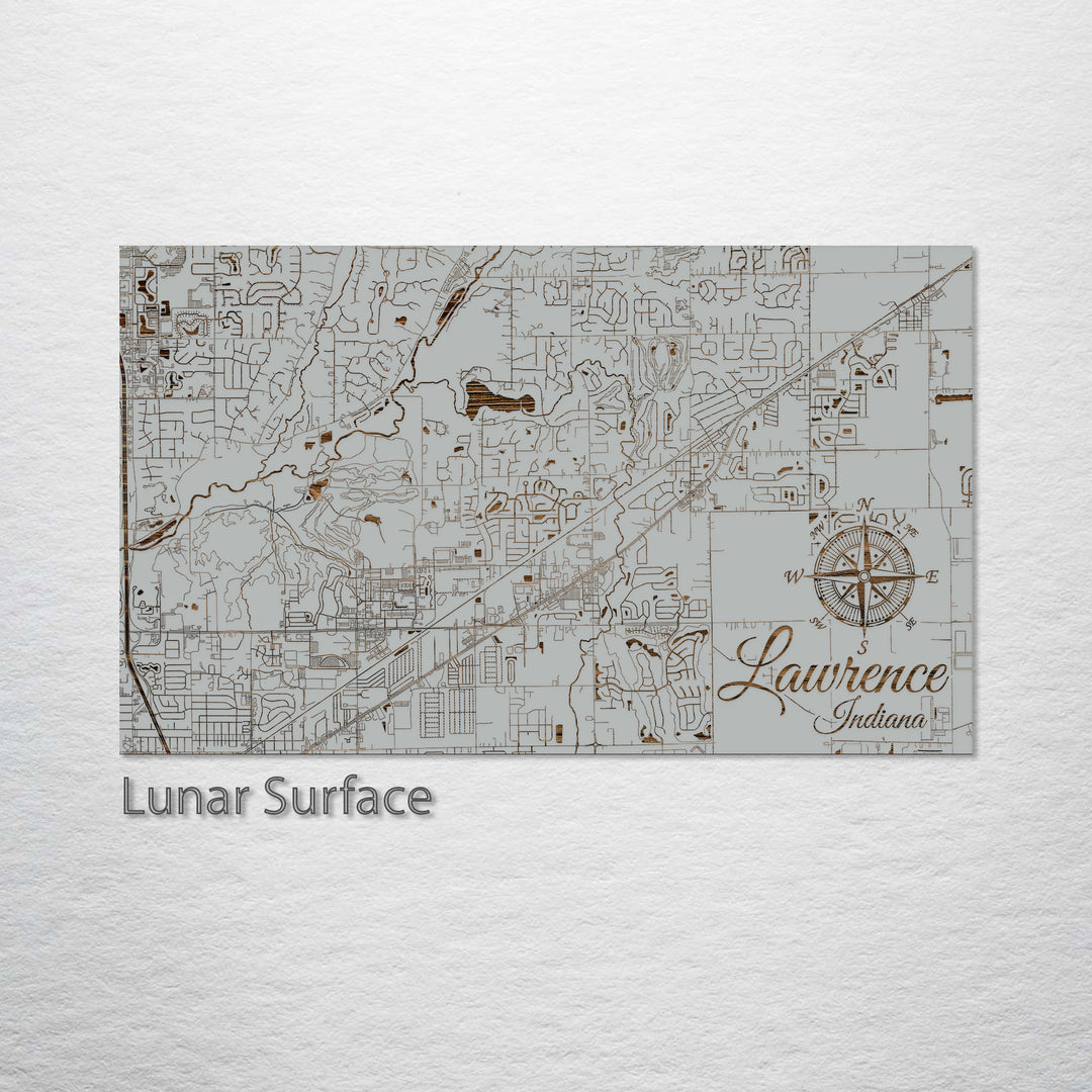 Lawrence, Indiana Street Map