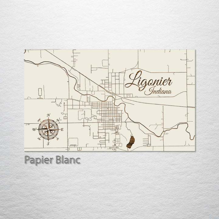 Ligonier, Indiana Street Map