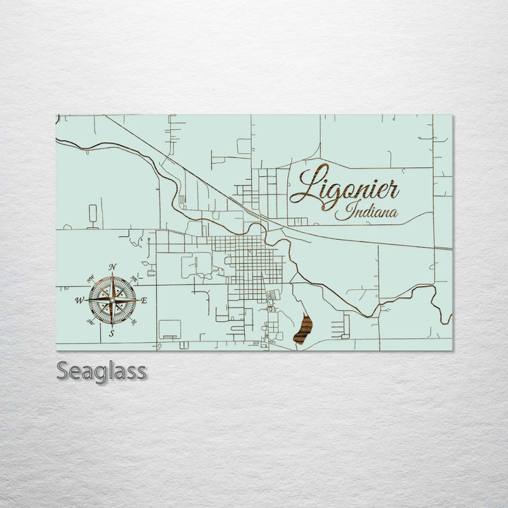 Ligonier, Indiana Street Map