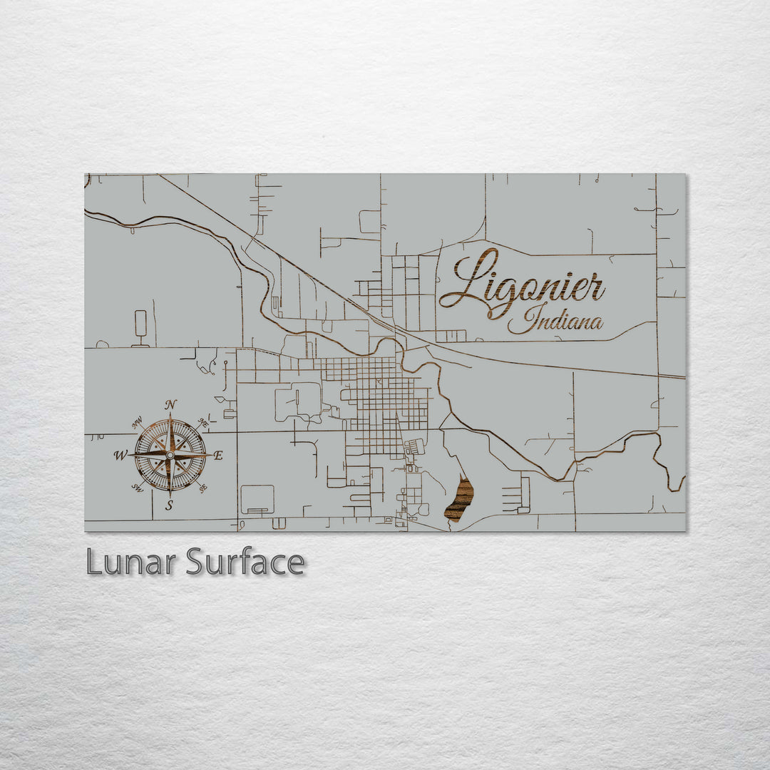 Ligonier, Indiana Street Map