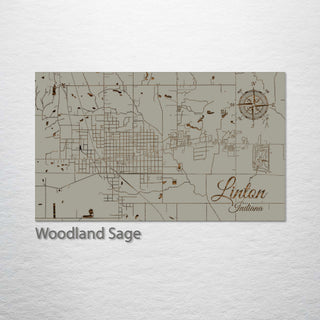 Linton, Indiana Street Map