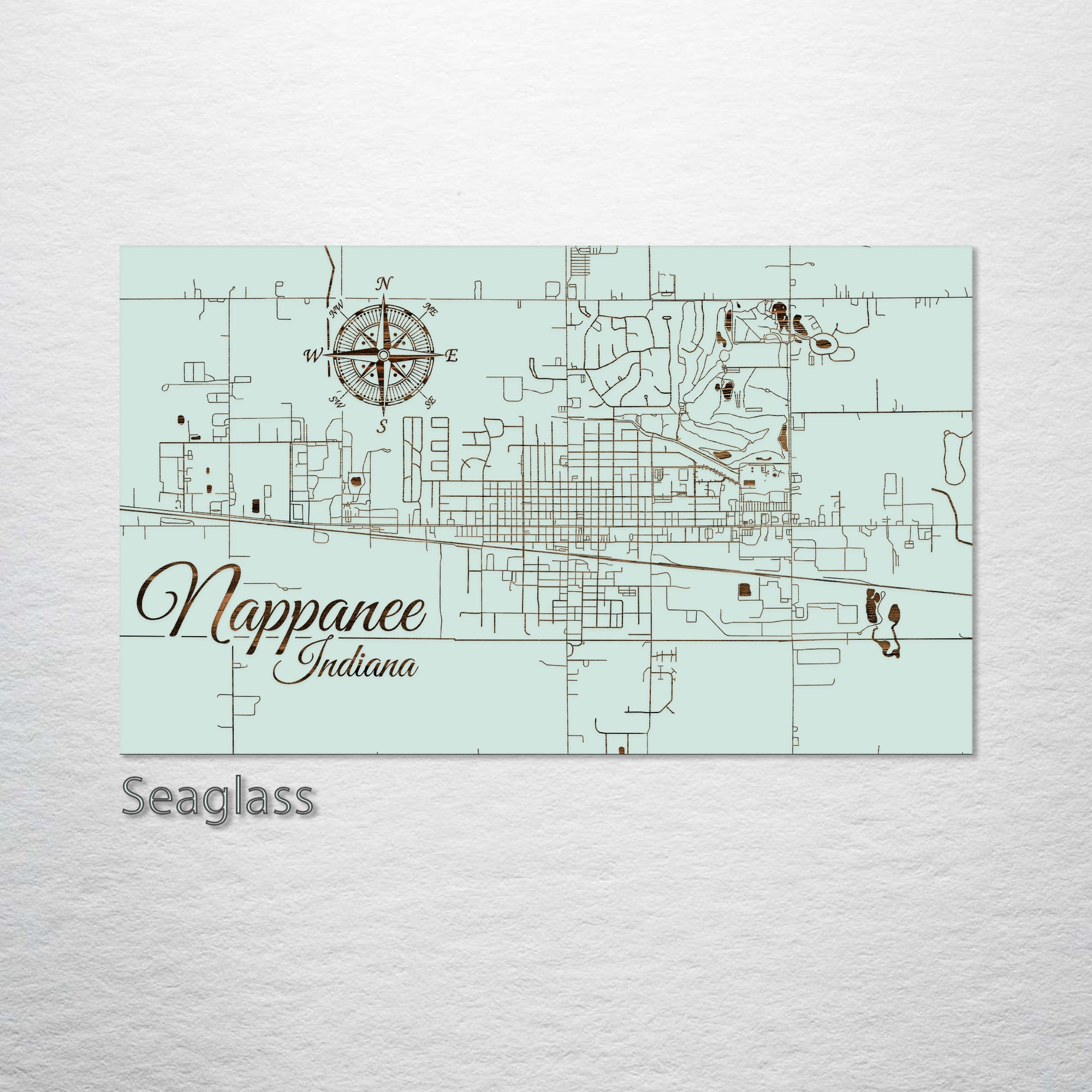 Nappanee, Indiana Street Map Fire & Pine