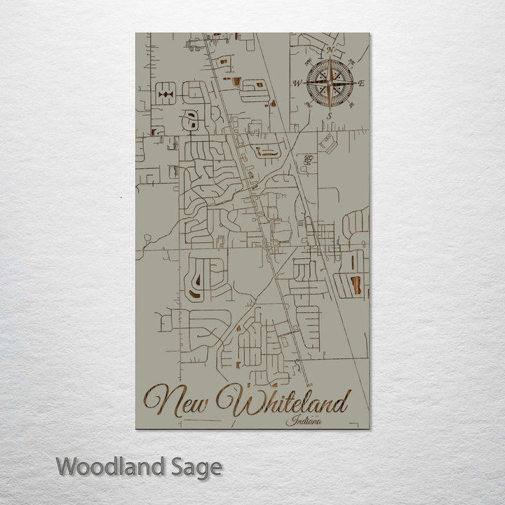 New Whiteland, Indiana Street Map
