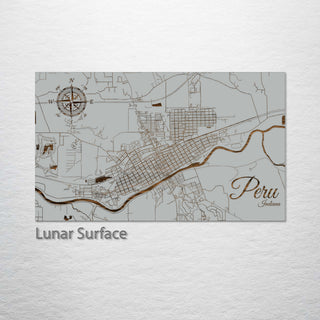 Peru, Indiana Street Map