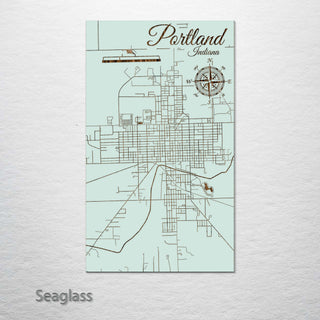 Portland, Indiana Street Map